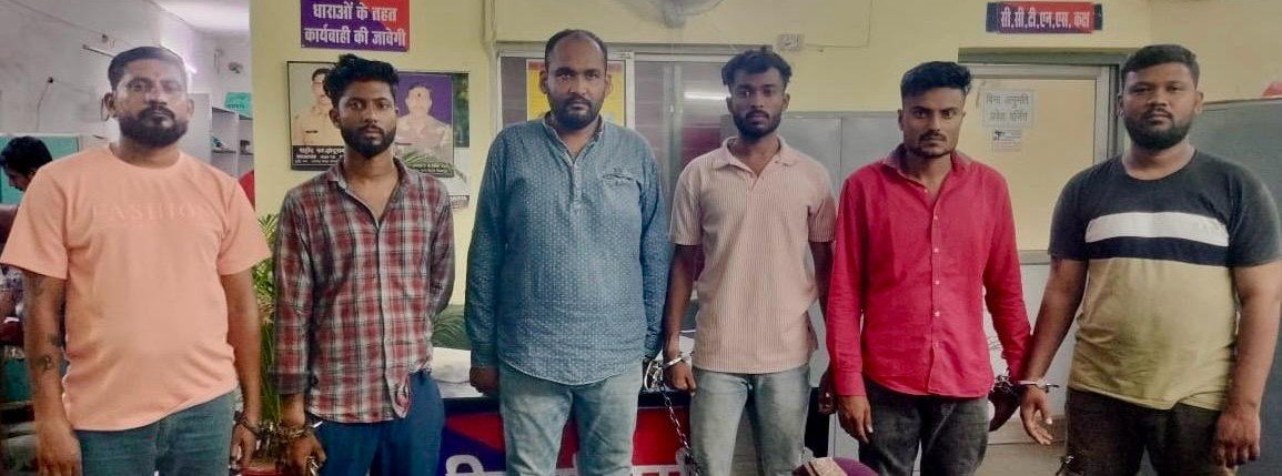 न्यायालय के समक्ष गवाही देने पर जान से मारने की धमकी देने वाले हिस्ट्रीशीटर सहित आधा दर्जन आरोपी गिरफ्तार…