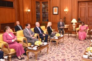 साइप्रस के संसदीय प्रतिनिधिमंडल ने राष्ट्रपति से मुलाकात की